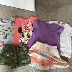 BUNDLE OF “6” — TODDLER GIRLS 4T ASSORTED PIECES